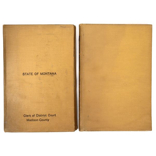 Montana Impeachment & Law Book Pair, 1918 [193743]