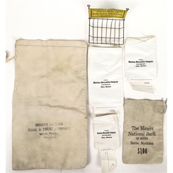 Montana Bank Bags and Related Bank Advertising [193681]