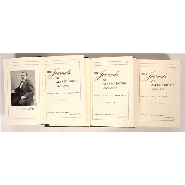 Journals of Alfred Doten, 1849-1903, 3 Volumes [193559]