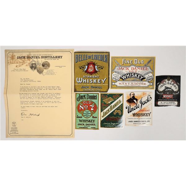 Jack Daniels Distillery Letter and Labels (6) [193609]