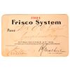 Image 1 : Frisco System Pass 1904 [180411]