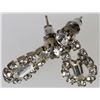Image 1 : Vintage Costume Diamond Earrings [193617]
