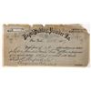 Image 1 : Royal Baking Powder Rare Check, 1887 [194111]
