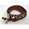Image 1 : Zebra Print Horsehair Fashion Belt [189875]