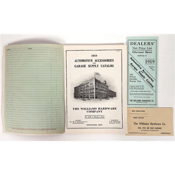 William Automobile Accessories Catalog, 1919, Rare [193090]