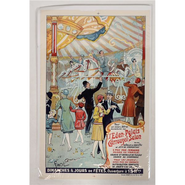 French l'Eden Palais Carrousel Salon Original Poster [193750]