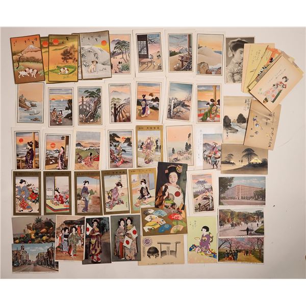 Japan Artistic Postcards, 1930-60 (41) [185845]