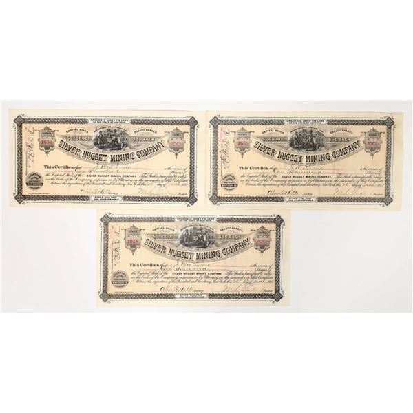 Silver Nugget Mining Stocks, 3, 1881 [194098]
