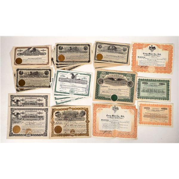 California Stock Certificate Grab Bag (A Lot) [192975]