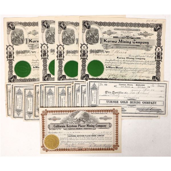 Mining California Stocks, c1892-1946 (23) [191827]