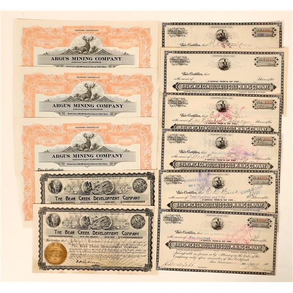 Misc. California Stocks Group [190910]