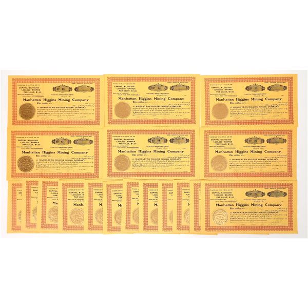 Manhattan Higgins MC Unissued Stocks, 20 [193785]
