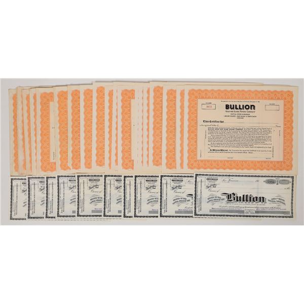 Bullion Gold and Silver Mining, 2 Different, 33 Total [193925]