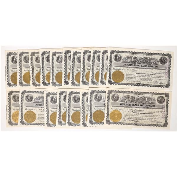 Cons. Virginia & Andes Stocks, 20 [193931]