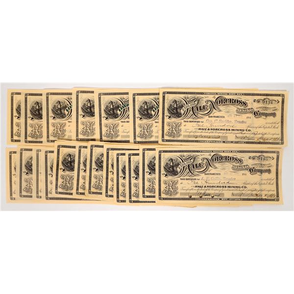 Hale & Norcross Mining Co. Stocks, Comstock [193924]