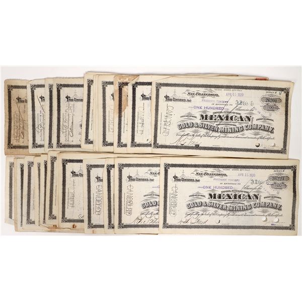 Mexican Gold & Silver Mining Stocks, 30, 1919-20 [193954]