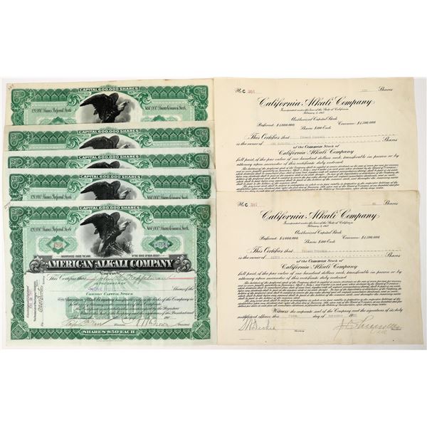 Stocks - Mining, Alkali (7) 2 Different [191294]
