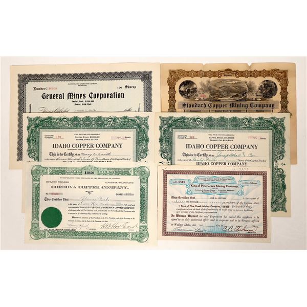 Western Mining Stocks Grab Bag, 1905-1948 [191892]