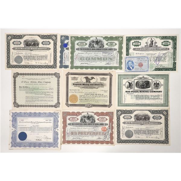 Foreign Mining Stocks, 10, 1907-55 [192469]