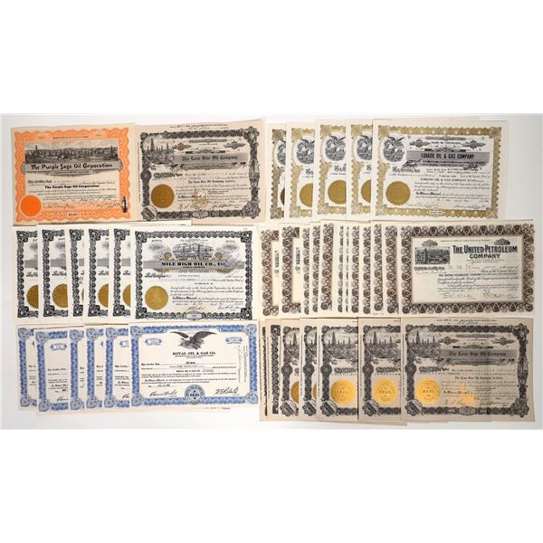 Colorado Oil Stocks, 1917-1956 [192659]