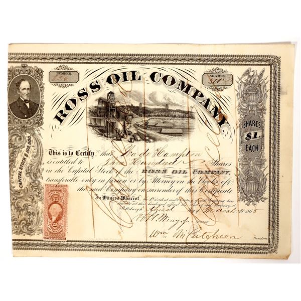 Ross Oil Stock, 1865 [193949]