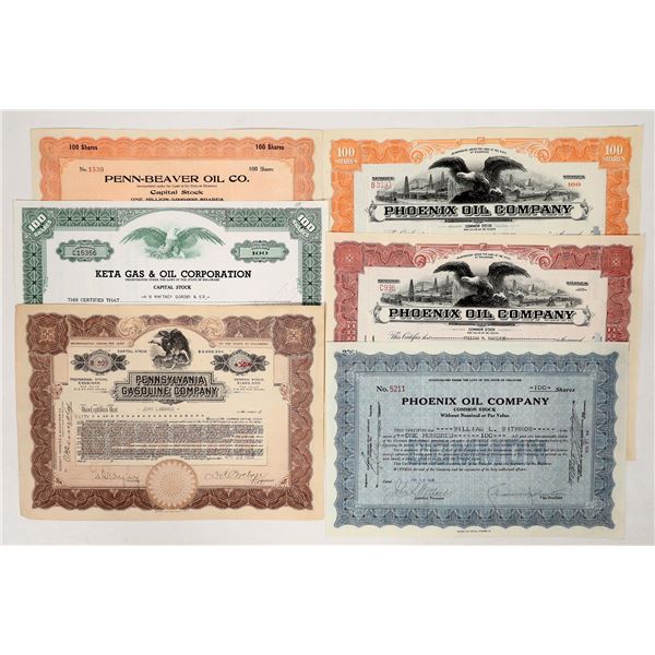 Pennsylvania Oil Stocks, 1920-1955 [192025]