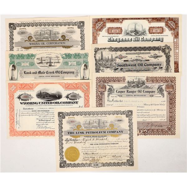 Wyoming Oil Stocks w/ Vignettes, 1917-1927 [192026]