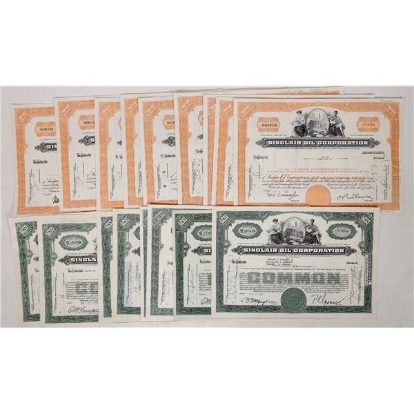Sinclair Oil Stocks, 1951-1968 [192637]
