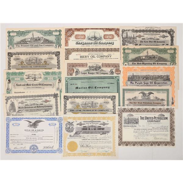 Colorado/Wyoming Oil & Gas Stocks, 1917-1956 [192547]