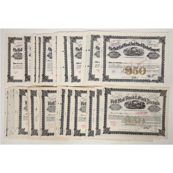 Belt RR & Stock Yards Stocks, 65, 1933-56 [192602]