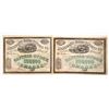 Image 1 : Merchants' Union Express Co. stock pair, 1867 [192160]