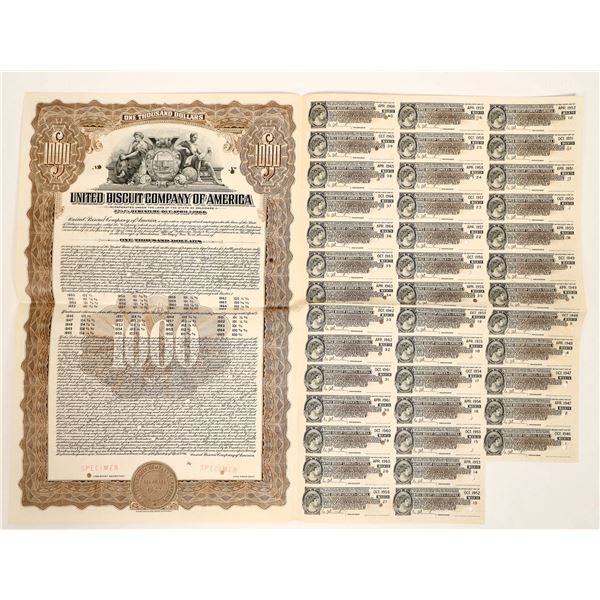 United Biscuit Company of America Bond [191291]