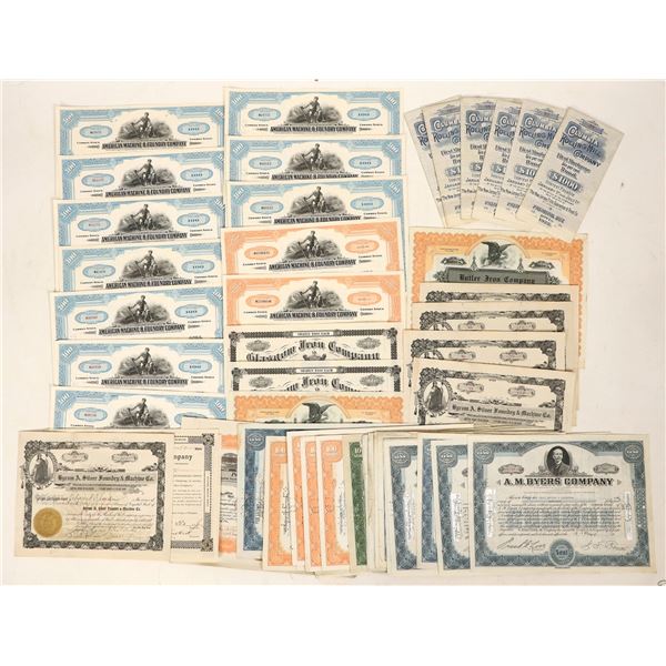 Iron and Foundry Stock Collection with Dupes [191033]