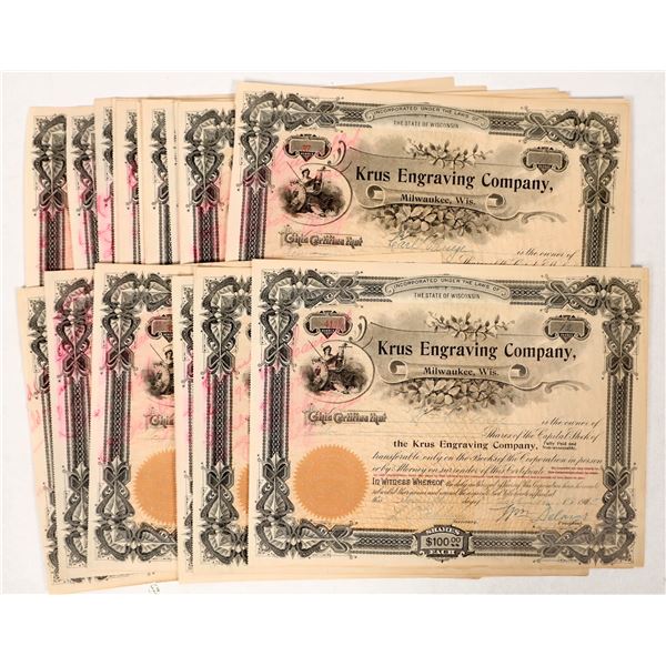 Krus Engraving Stocks, 22 [192193]