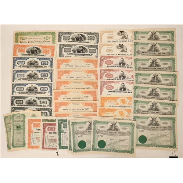 Printing & Publishing Stock Collection [191101]