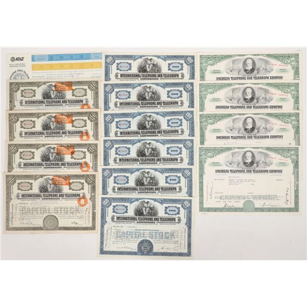 ATT & ITT Stocks in Varieties, 16 [192302]
