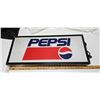 Image 1 : vintage 1970 Pepsi advertising sign 11 3/4"x27 3/4" w/ extra bulb