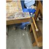 Image 6 : Solid wood cabinet maker's work bench with side and end vises