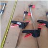 Image 2 : set of 4 red and black clamps