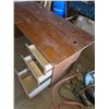 Image 4 : Wooden Desk with cracked top