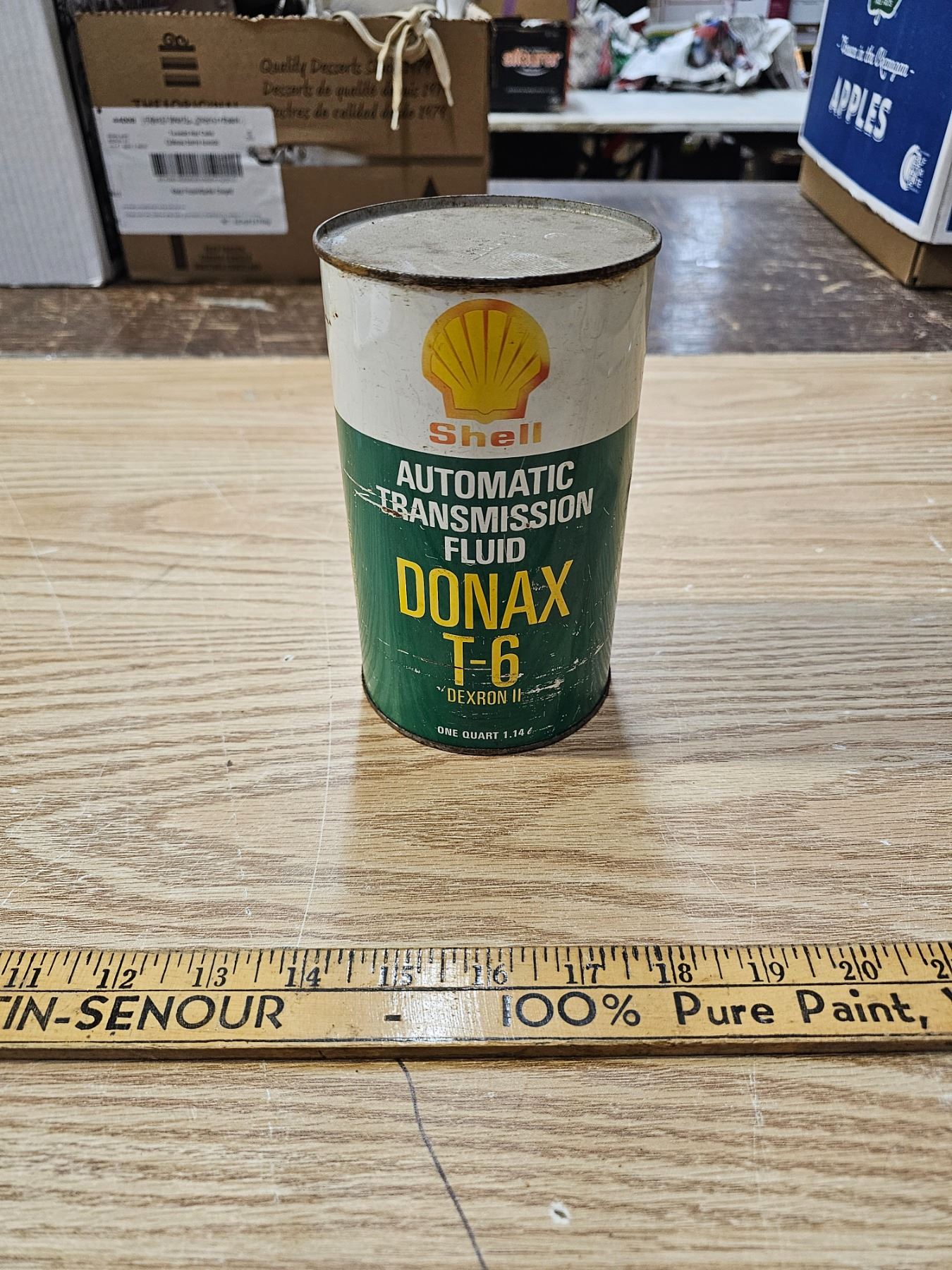 Vintage Shell ATF Donax T-6 Dexron II 1 Quart Full - Schmalz Auctions