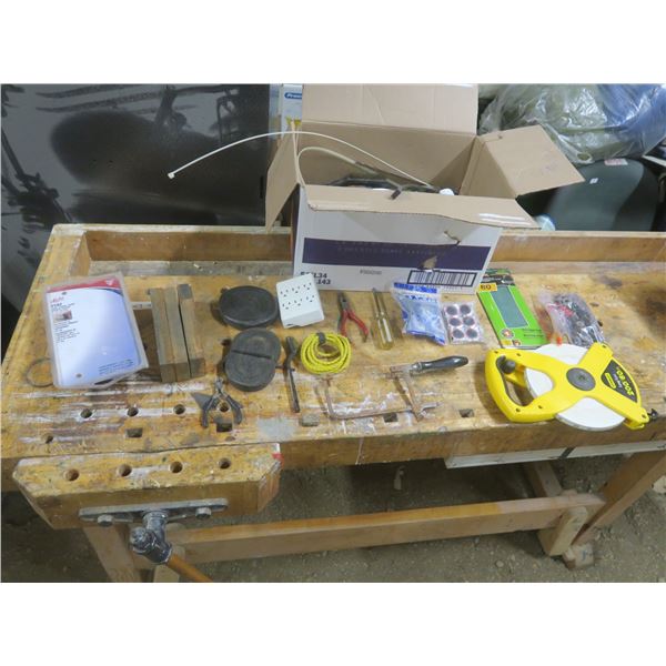 box of assorted hardware