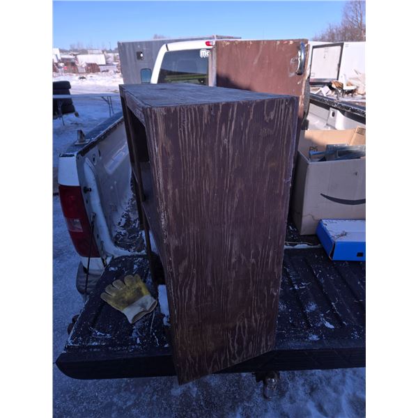 2 shelf cabinet - 36"W x 30"H x 12-1/2"D