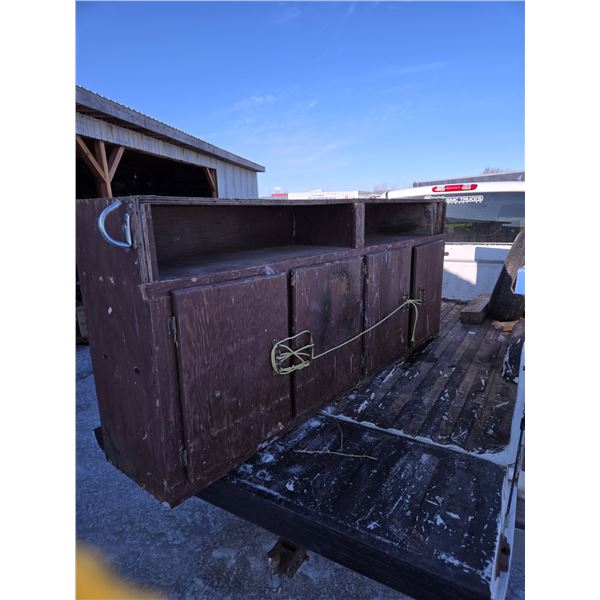 3 shelf cabinet - 84"W x 36"H x 15-3/4"D