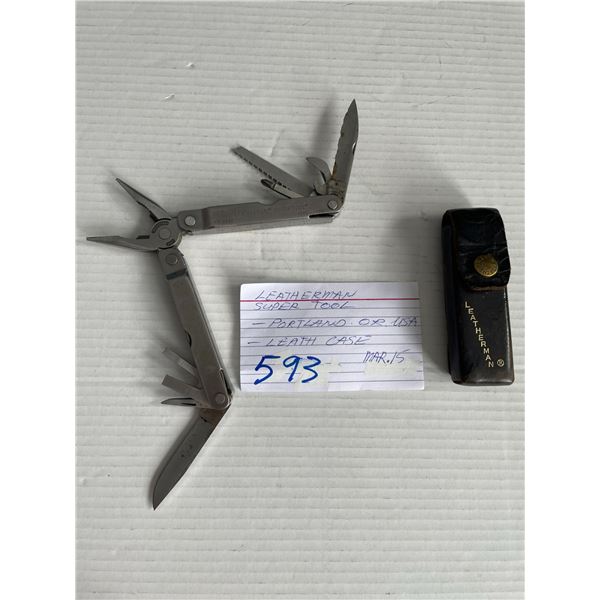 Leatherman super tool - leather case