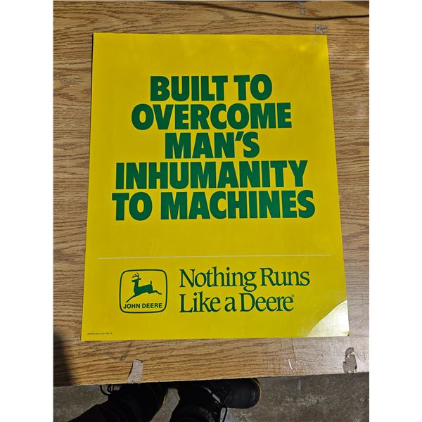 John Deere Poster (Yellow)