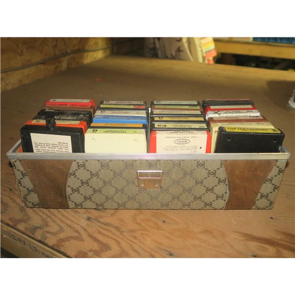 lot of stereo tape cartridges