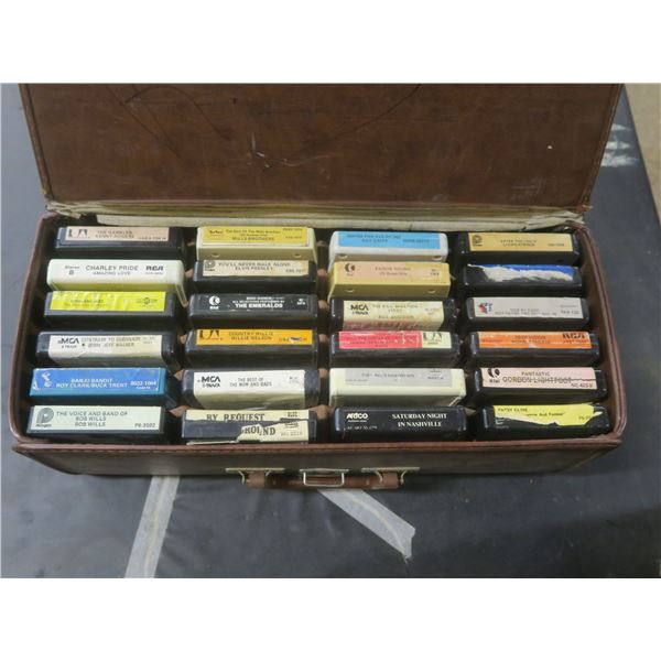 lot of stereo tape cartridges