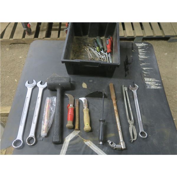 lot of assorted tools