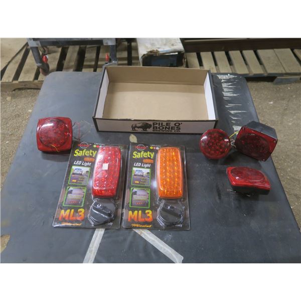lot of vehicle lights/tail lights
